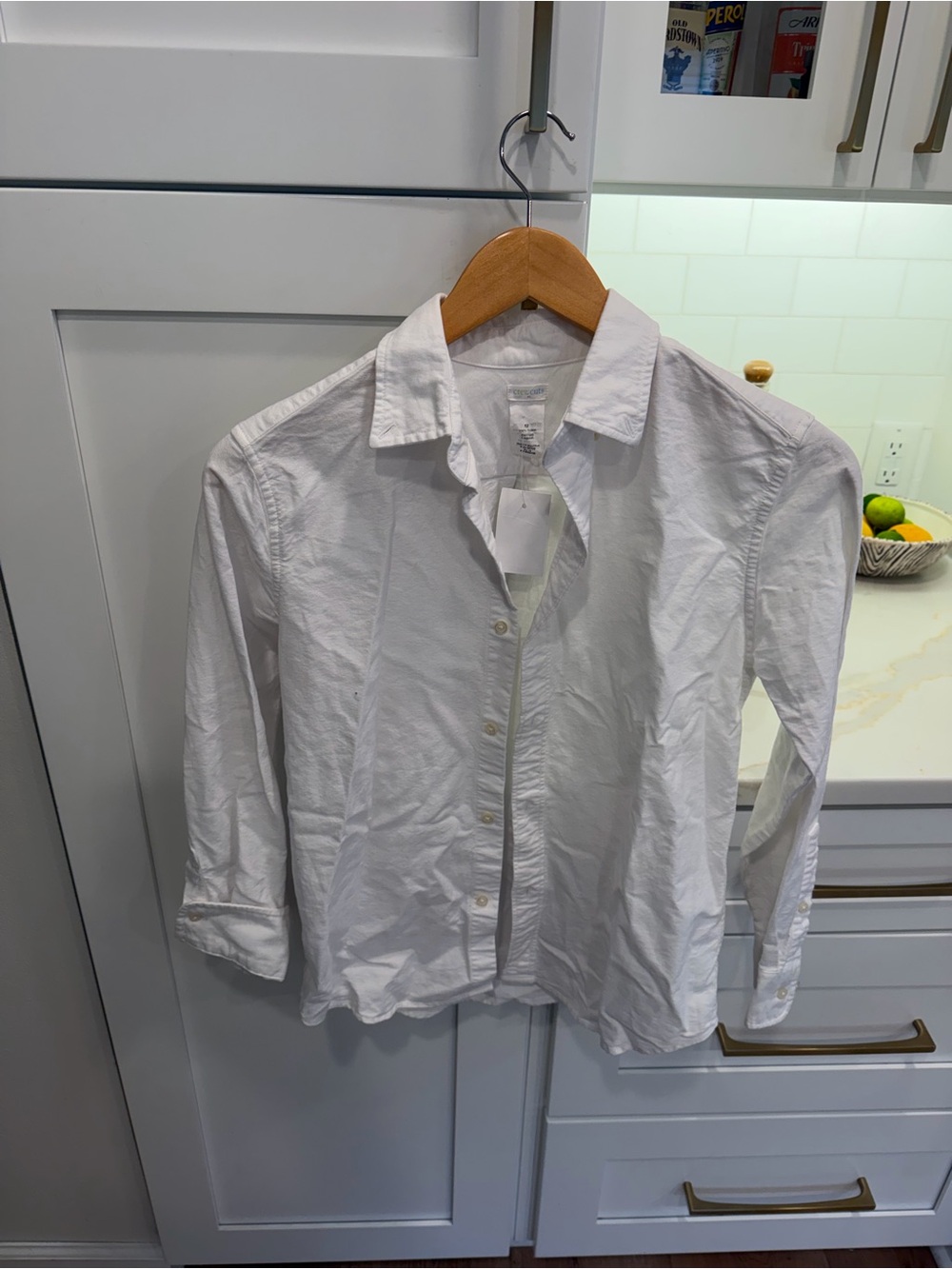 NWT Crewcuts White Boys Button-down Shirt — size 12